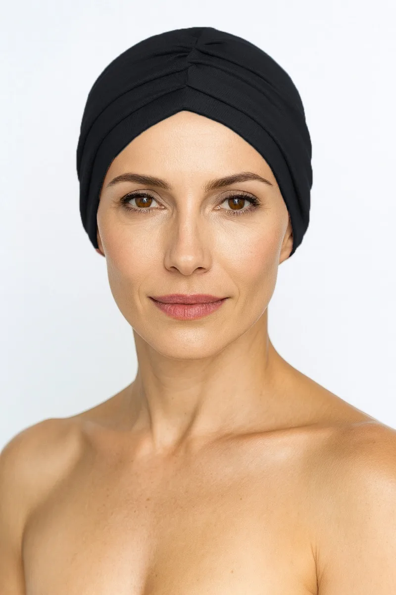Turbante Oncológico Essential Black - Image 4