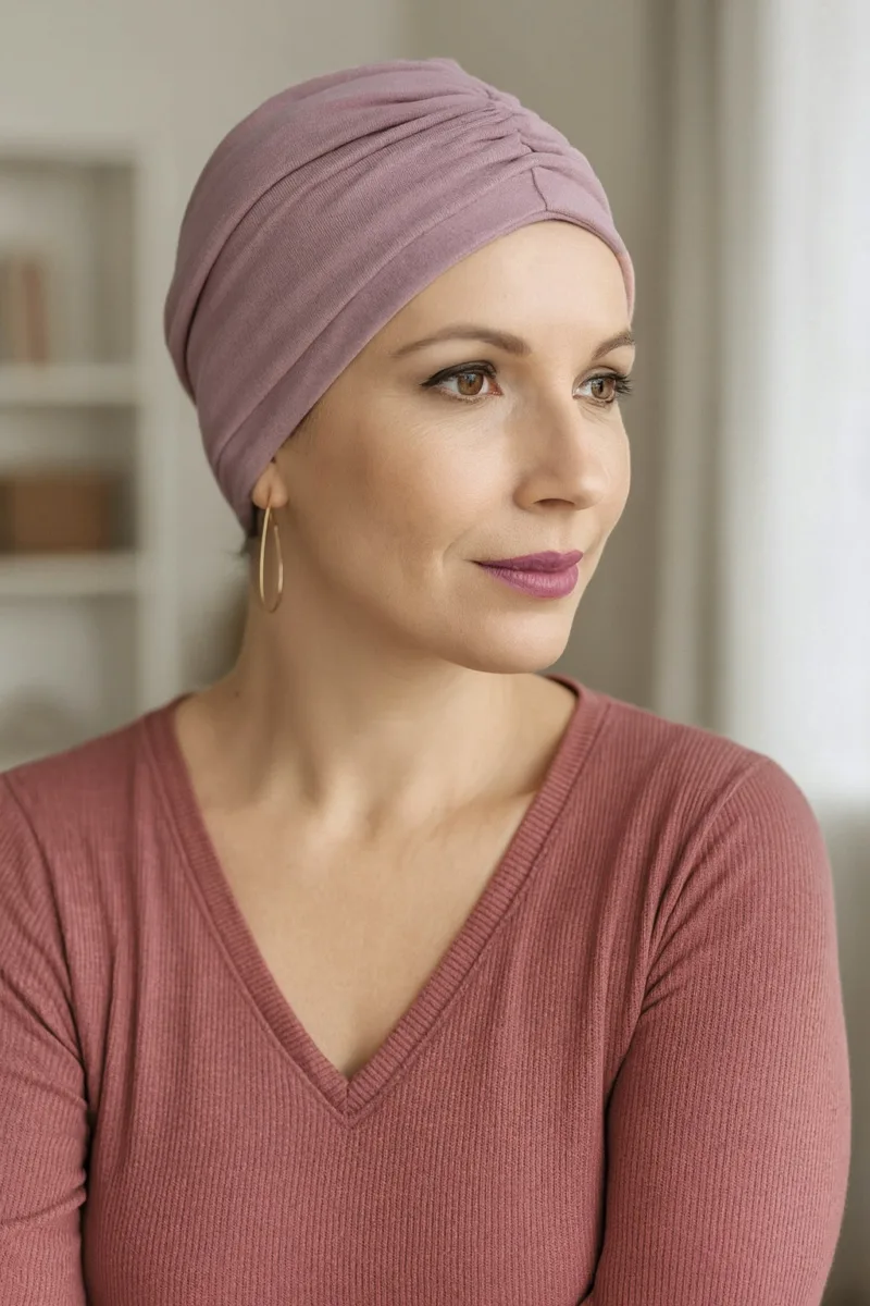 Turbante Oncológico Essential Rose - Image 2