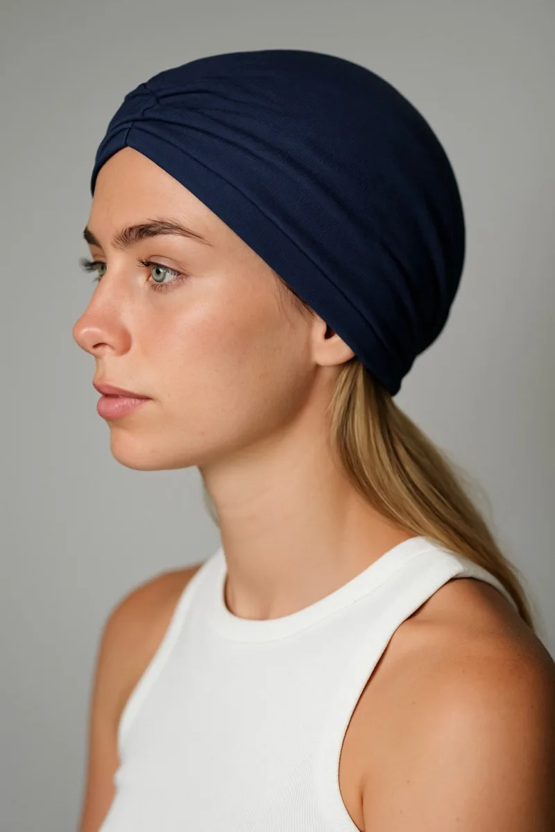 Turbante Oncológico Essential Blue - Image 4
